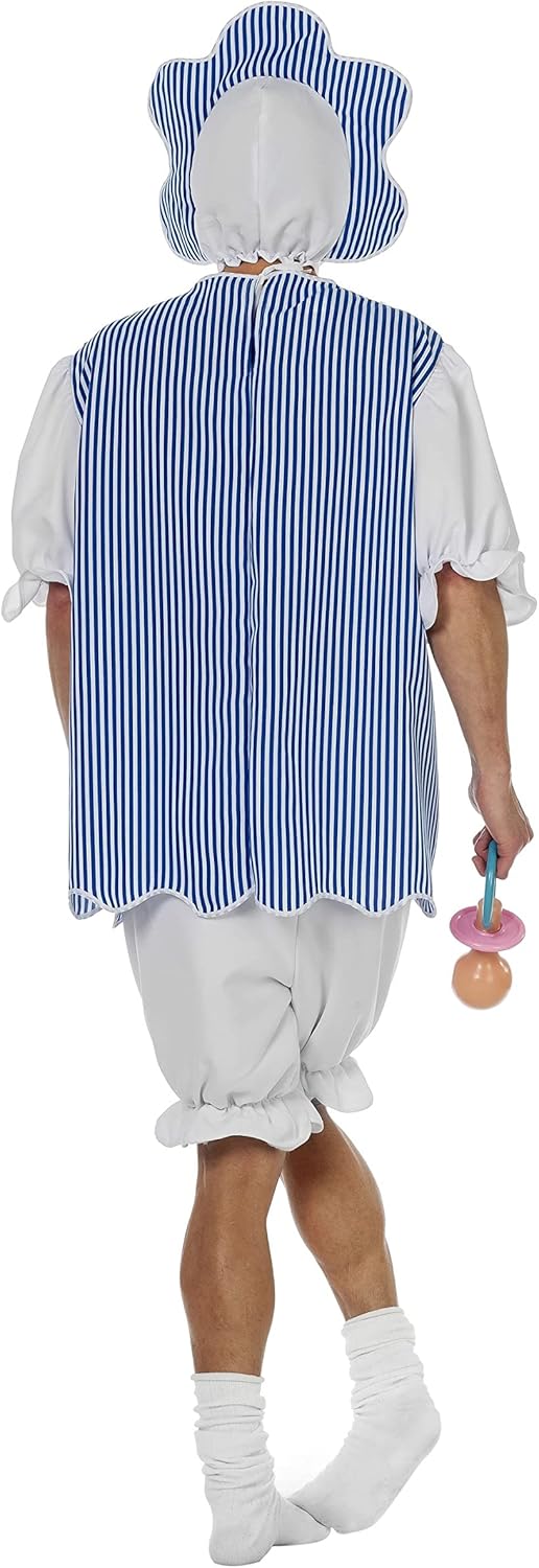 Stekarneval Baby Kostüm Kleinkind blau-Weiss 52, 52