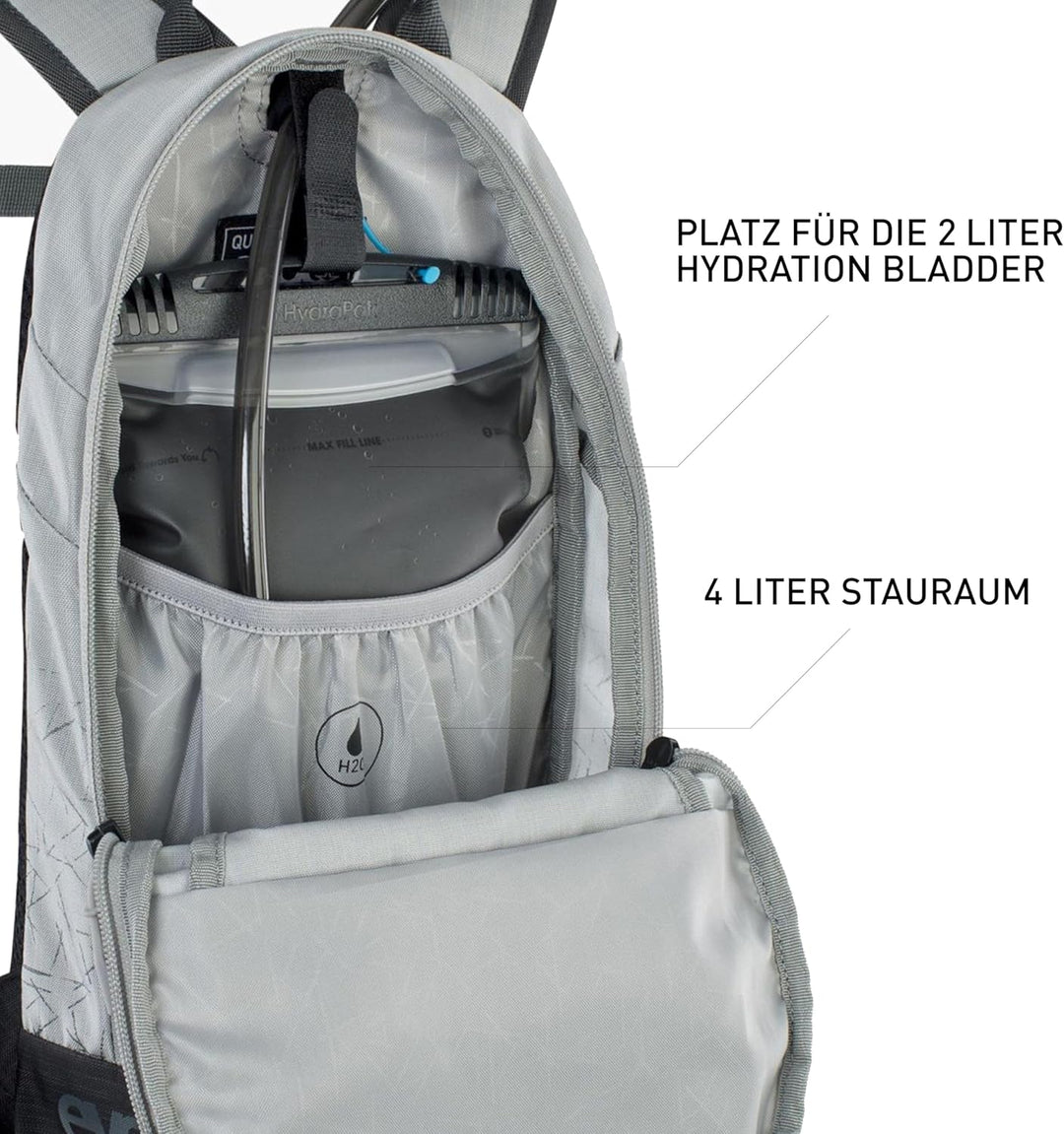 EVOC JOYRIDE 4 Kinderrucksack, Rucksack für Ausflüge & Outdoor Sport-Aktivitäten (Backpack mit 4l St