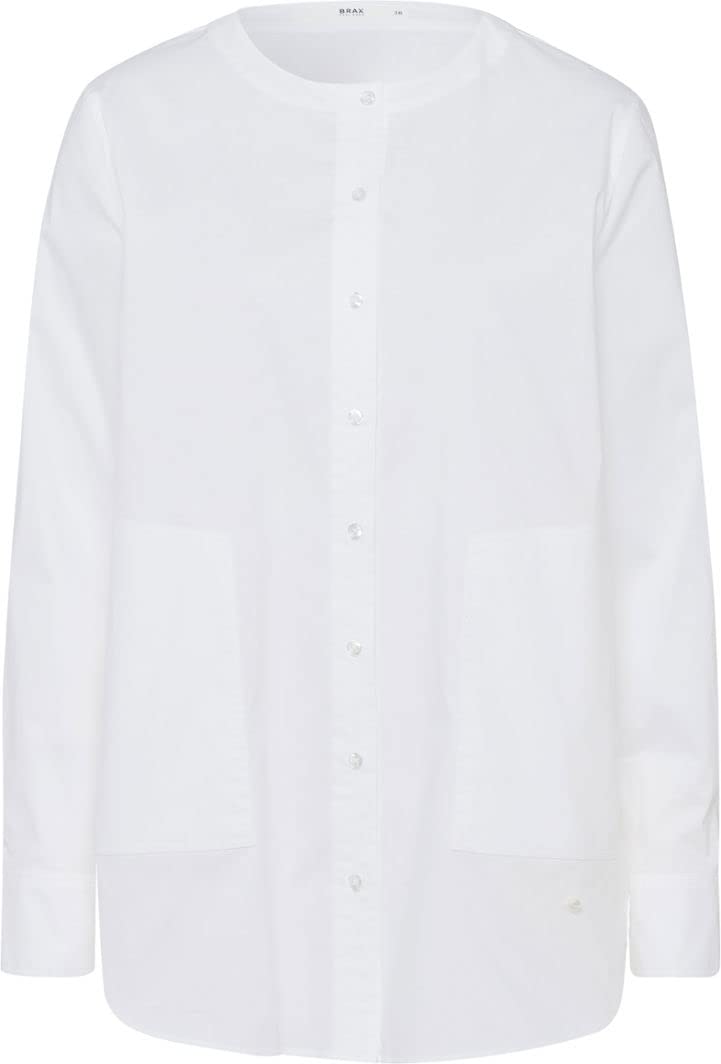 BRAX Damen Style Verena Bluse 38 Weiss, 38 Weiß