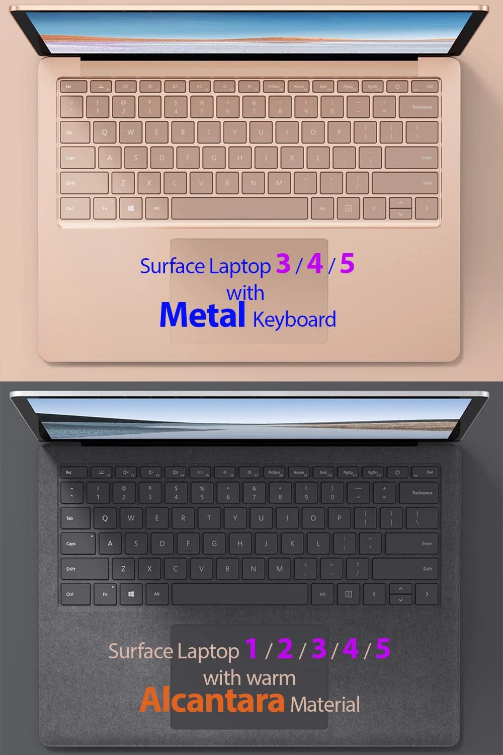 mCover Hard Shell Cover für Microsoft Surface 34,29 cm (13,5 Zoll) Laptop (**Nicht für Metal Keyboar