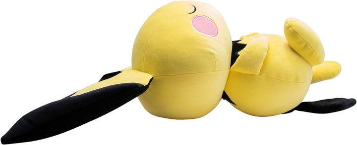 Pokémon PKW3113 - 45cm Schlafendes Plüsch - Pichu, offizielles Pokémon Plüsch, Pichu