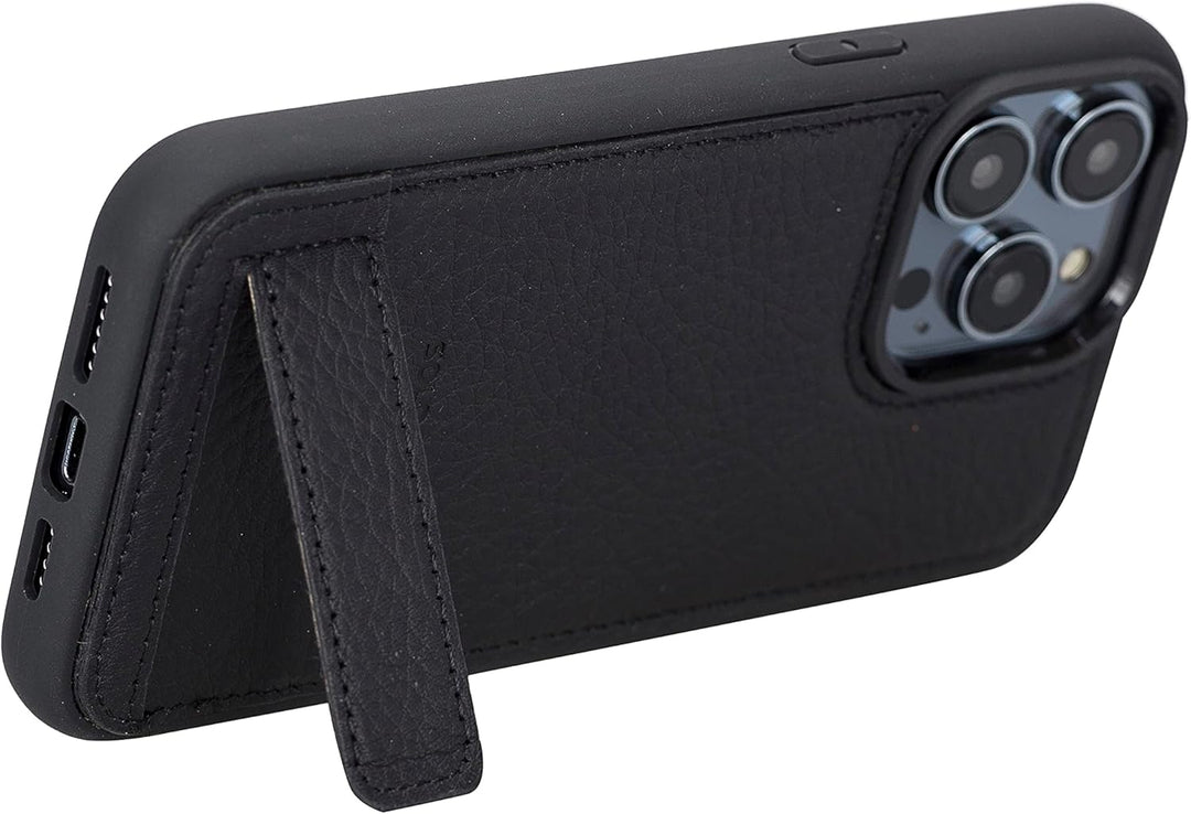 Solo Pelle Lederhülle für das iPhone 14 Pro Max in 6.7 Zoll Case Leder Hülle Ledertasche Backcover a