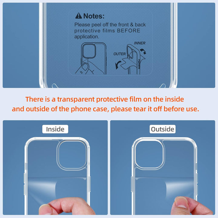 GOODVISH Handykette Kompatibel mit iPhone 14 Hülle, iPhone 13 Hülle, Necklace Hülle mit Band Handyhü