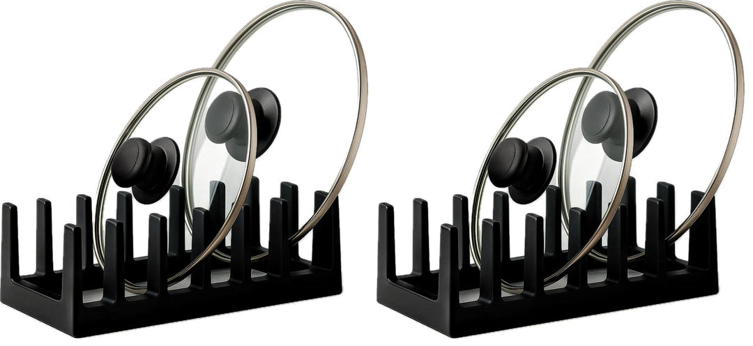 Topfdeckelhalter – Platzsparender Deckelhalter für bis zu 6 Deckel & Pfannen | Perfekte Küchenorgani