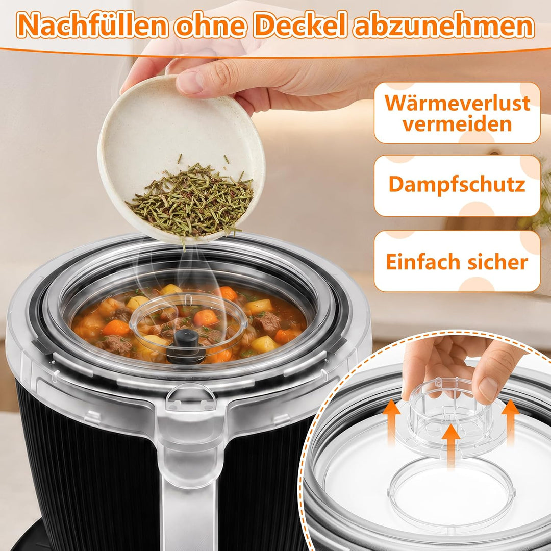Transparenter Deckel für TM7 mit Deckelhalter PC Spülmaschinenfestes