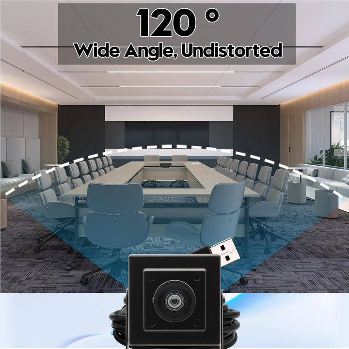 Svpro 16MP USB Kamera Weitwinkel 120 Grad verzerrungsfreie Webcam für Computer Laptop, Embedded Vide
