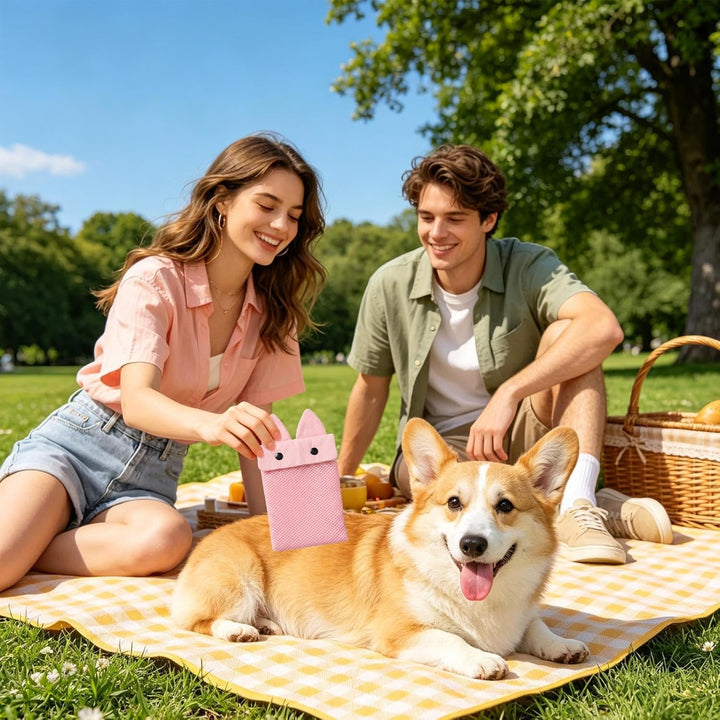 Generisch Kühlpack-Hülle | Netz-Luftkissen-Tasche | Hunde Sommer Kühlbeutel Hülle - für Kätzchen kle