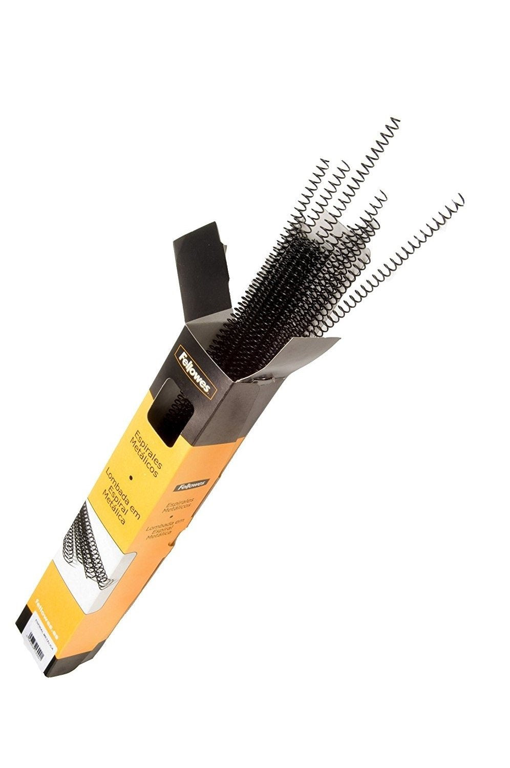 ESPIRALES METALICAS 16MM para ENCUADERNAR FELLOWES 5110601 - CAJA 100 UNIDADES - para MAQUINAS DE PA