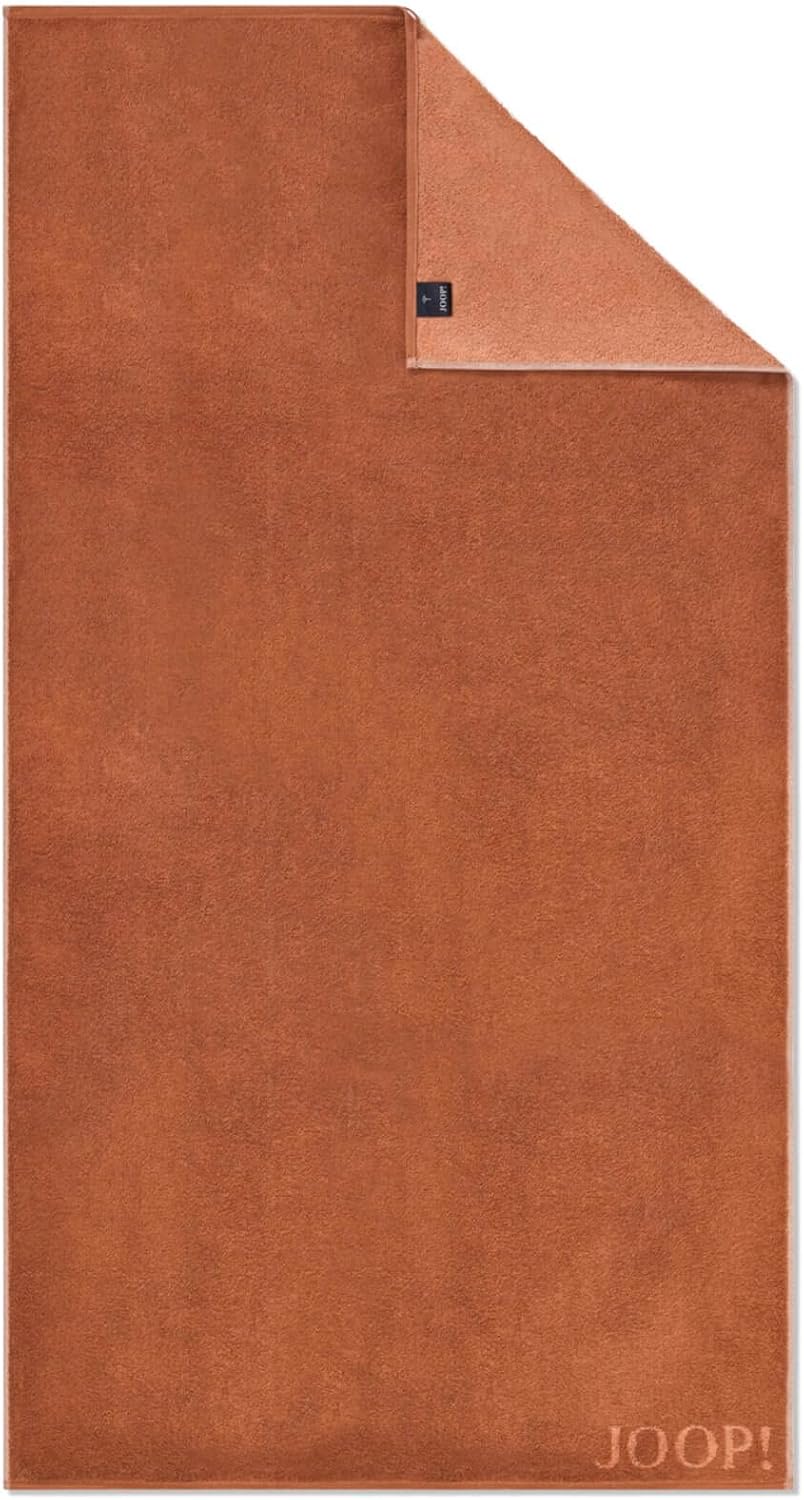 JOOP! Duschtuch Classic Doubleface 1600 | 38 kupfer - 80 x 150 Duschtuch 80x150 cm, Duschtuch 80x150
