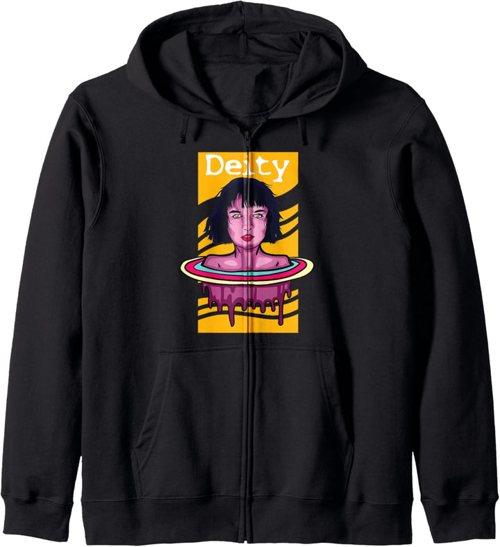 Punk Rock Goth Hipster Punkrocker Kapuzenjacke