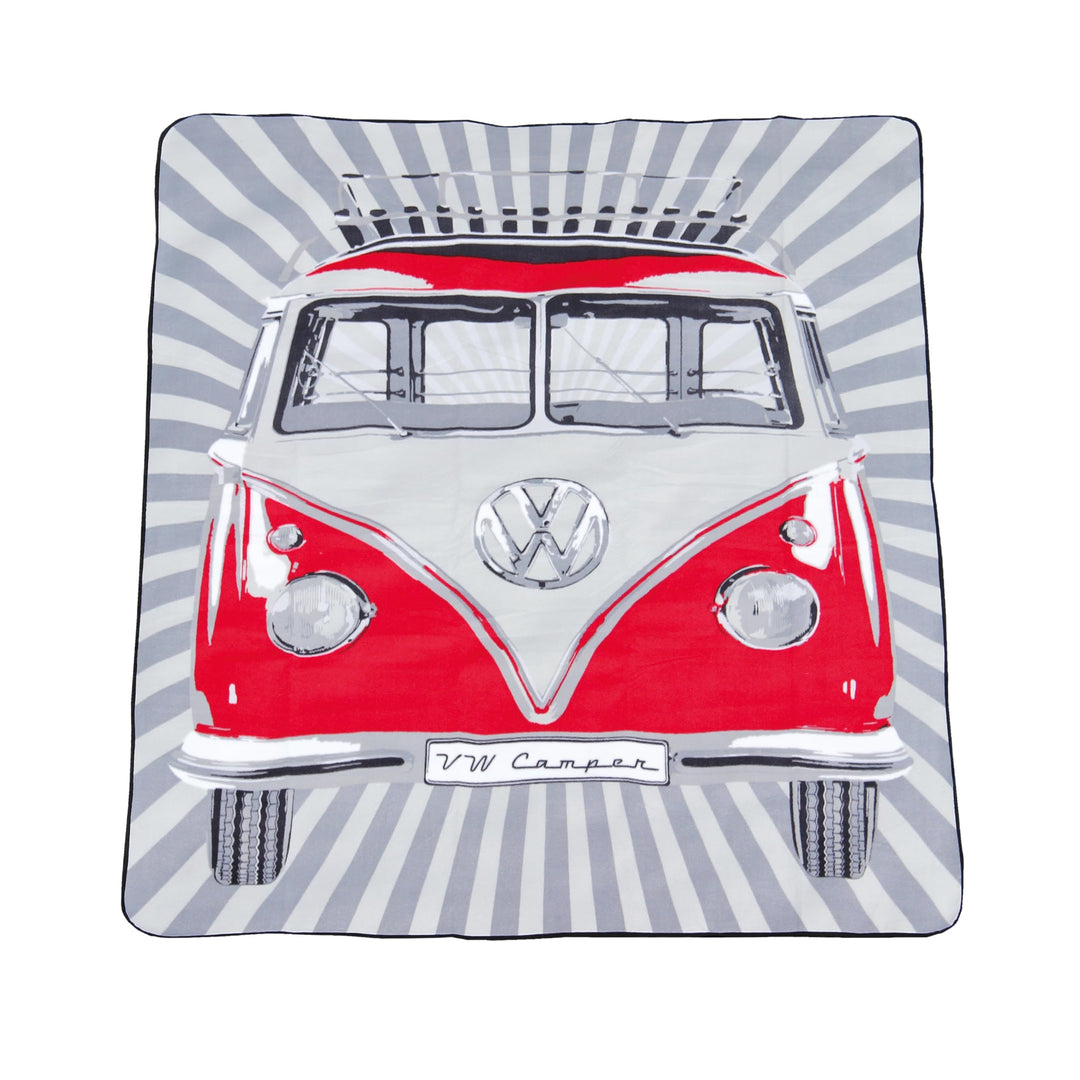 BRISA VW Collection - Volkswagen Picknickdecke 200x150 cm Wasserdicht Wärmeisoliert Garten Outdoor S