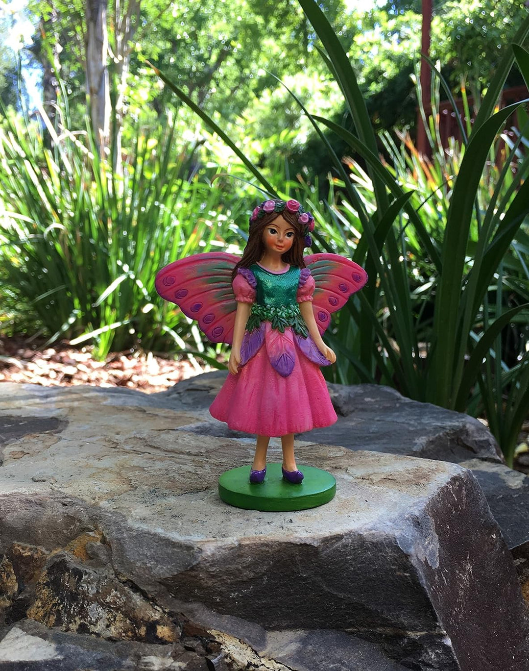 GlitZGlam Sofia Die Miniatur Fee Figur für Ihren Feengarten/Miniaturgarten