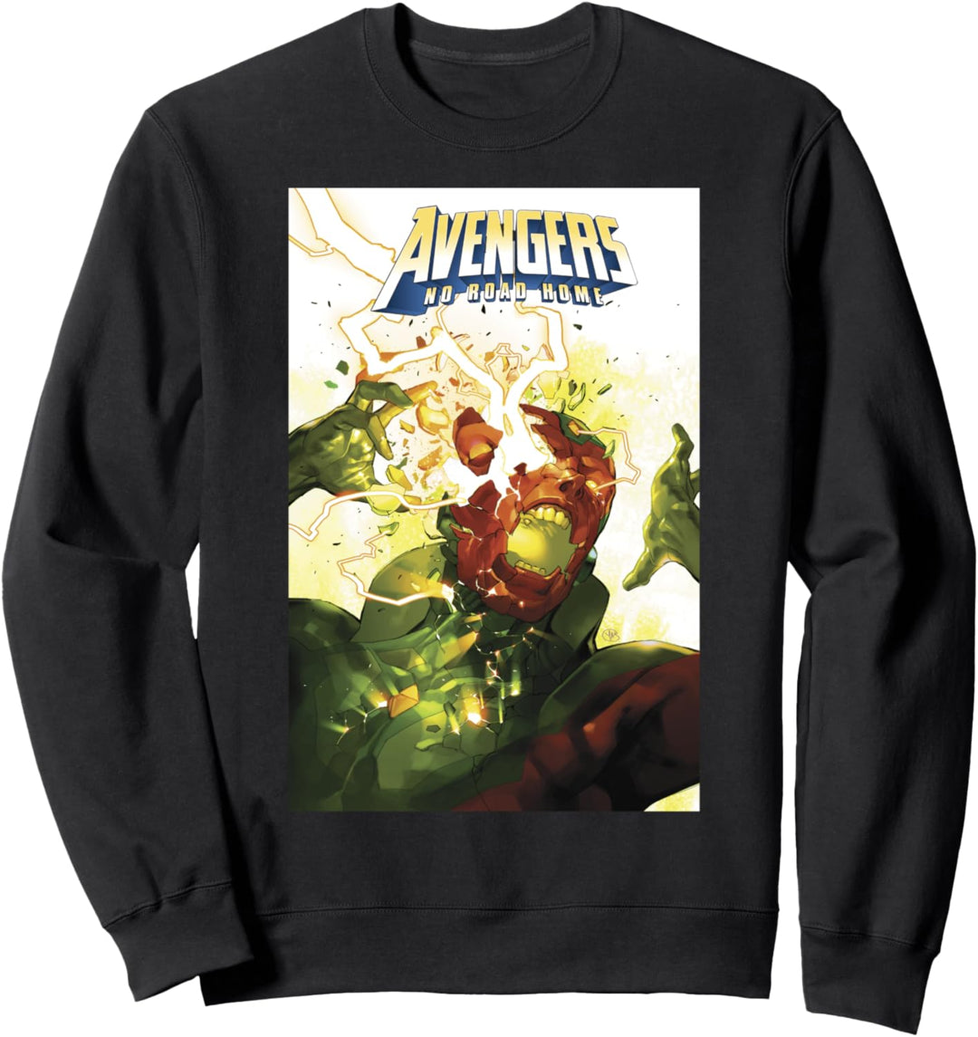 Marvel Avengers No Road Home Vision Comic Cover Sweatshirt