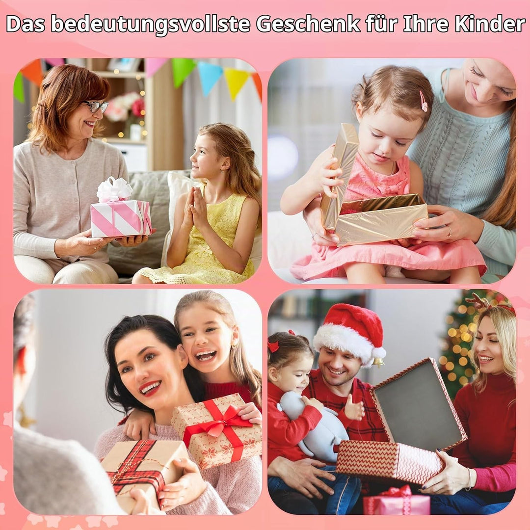 Kinderkamera Sofortbildkamera, 1080P HD Digitalkamera für Kinder mit 2,4 Zoll &amp; 32G Karte, Sofortbil