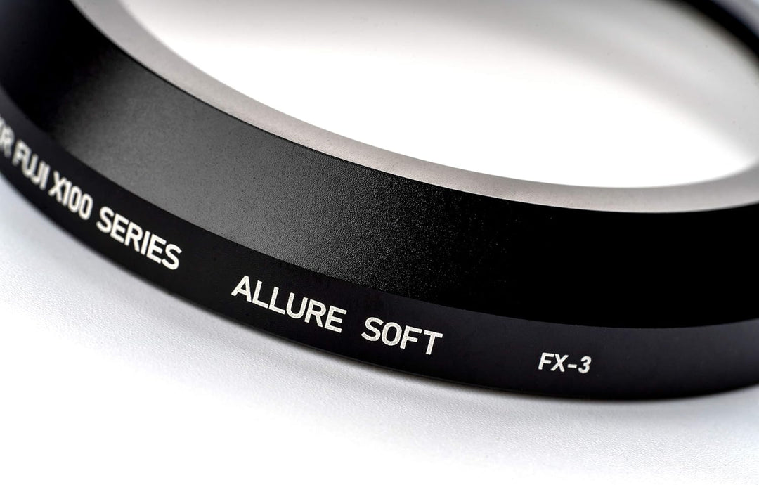 NiSi 49mm Allure Soft Filter für Fuji X70 / X100 / X100S / X100F / X100T / X100V- Schwarz Schwarz Al