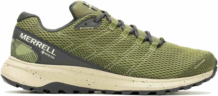 Merrell Herren Fly Strike GtxSneaker 43 EU Avocado Beluga, 43 EU Avocado Beluga