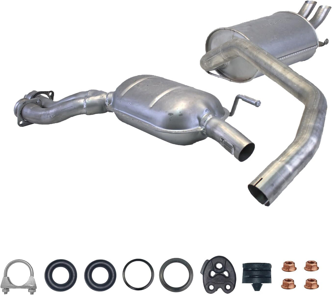 Ferroz Export Ersatz für Komplette Auspuffanlage ab Kat Mercedes Benz 190 W201 1991-1993 Auspuff