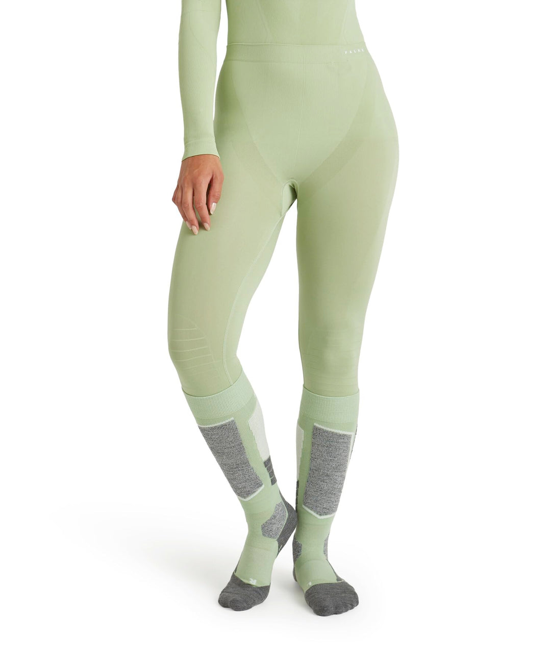 FALKE Damen Warm Long Funktionsunterhose lang schnelltrocknendes atmungsaktives nachhaltiges Funktio