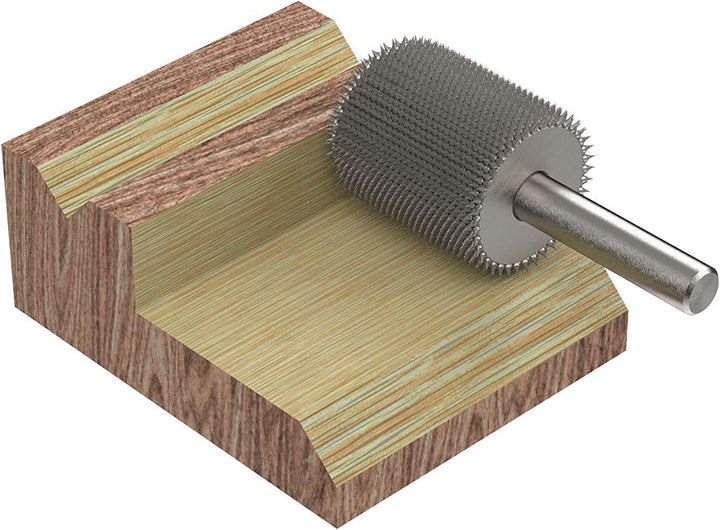 Kutzall Original Zylinderfräser, 1⁄4" Schaft, fein - Holzbearbeitungswerkzeug für Bosch, DeWalt, Mil