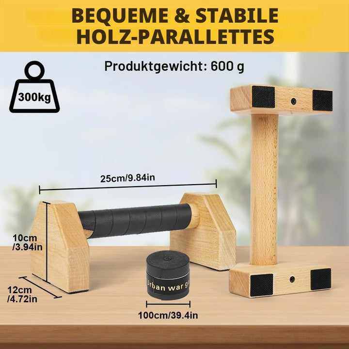 BUTBU Liegestützgriffe, Handstand Griffe &amp; Calisthenics Griffe, Calisthenics Equipment Mit 2 Rutschf