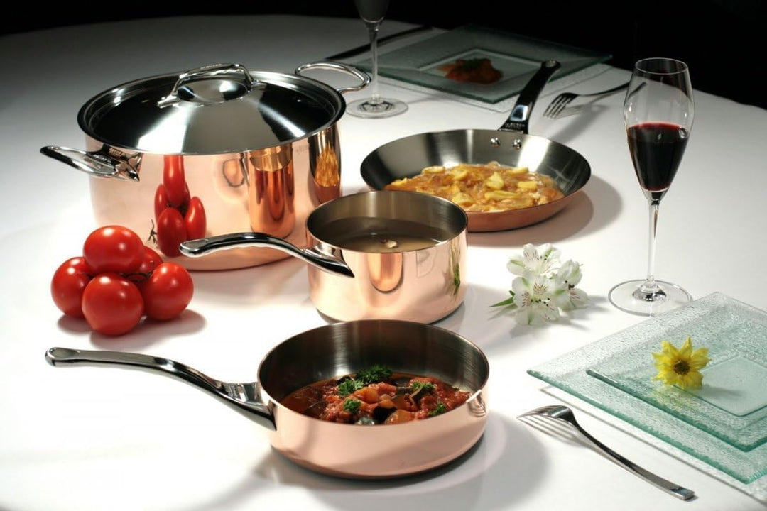 De Buyer 6236.20 Sauteuse, Edelstahl, Braun, 20 cm 17.8 x 20.1 x 7.1 cm, 17.8 x 20.1 x 7.1 cm
