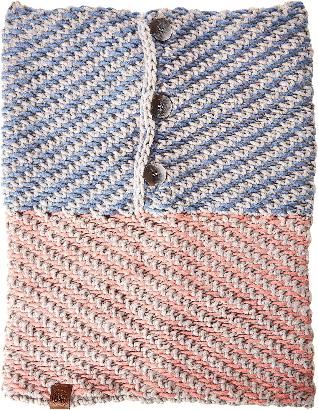 Buff Herren Gestrickter Halswärmer Einheitsgrösse Multi, Einheitsgrösse Multi