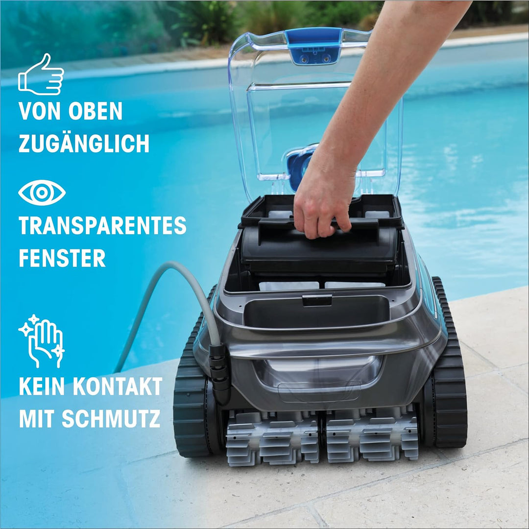 Automatischer Poolroboter Zodiac CNX 20 für bis zu 10x5 m, reinigt Boden, Wände und Wasserlinie. Zyk