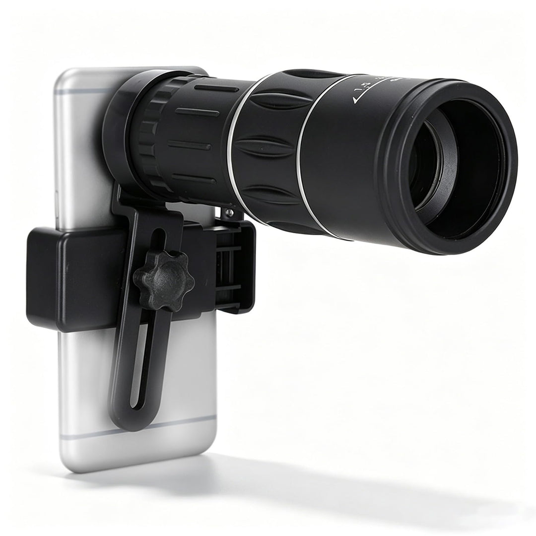 16X Monokulare, wasserdichte und Beschlagfreie HD-Kameraobjektiv-Monokulare mit Handyhalter, Hochlei