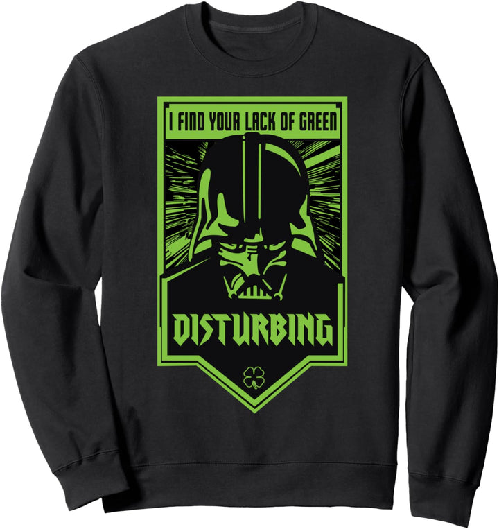 Star Wars Darth Vader Green St. Patrick's Day Sweatshirt