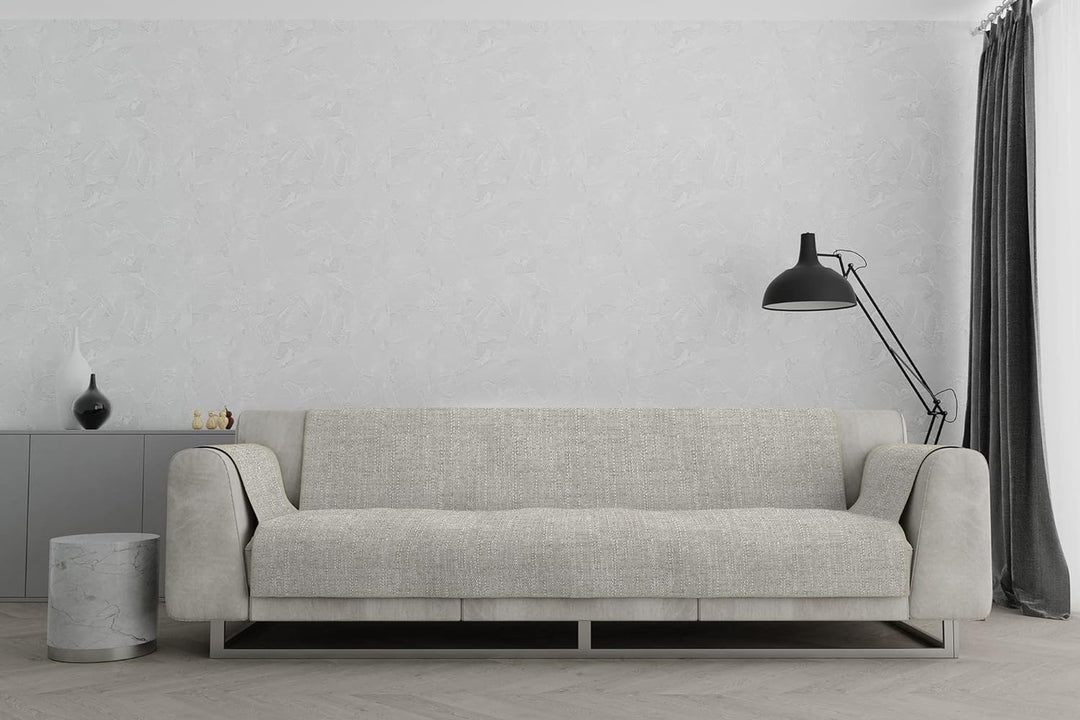 Komfort-Antigleiten-Sofa-Decke,4 Plätze, beige 4 Plätze Beige, 4 Plätze Beige