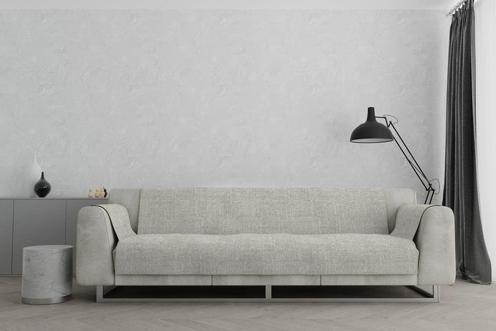 Komfort-Antigleiten-Sofa-Decke,4 Plätze, beige 4 Plätze Beige, 4 Plätze Beige
