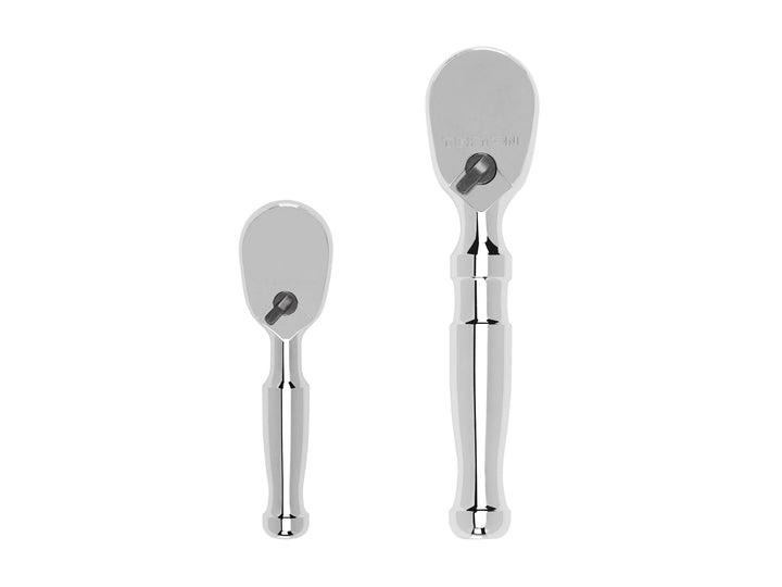 TEKTON 1/4 Zoll, 3/8 Zoll Antrieb Stubby Ratschen-Set, 2-teilig (3, 4-1/5.1 cm) | SRH91006 Kein Schn