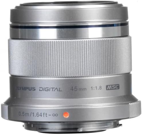 Olympus M.Zuiko Digital 45mm F1.8 Objektiv, lichtstarke Festbrennweite, geeignet für alle MFT-Kamera