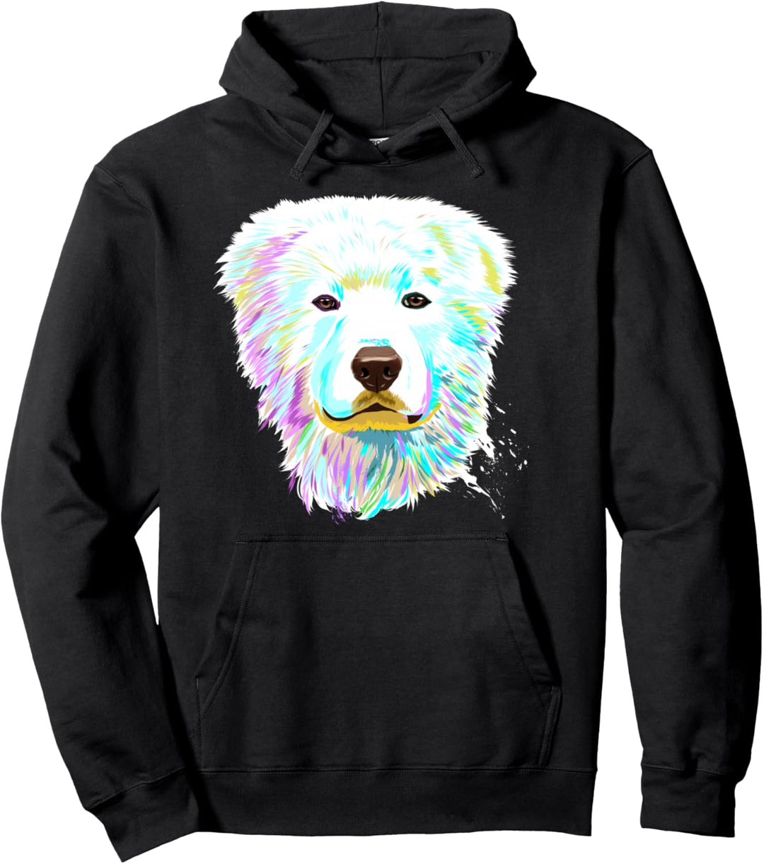 Splash Abruzzese Hund Maremmen Abruzzen Schäferhund Pullover Hoodie