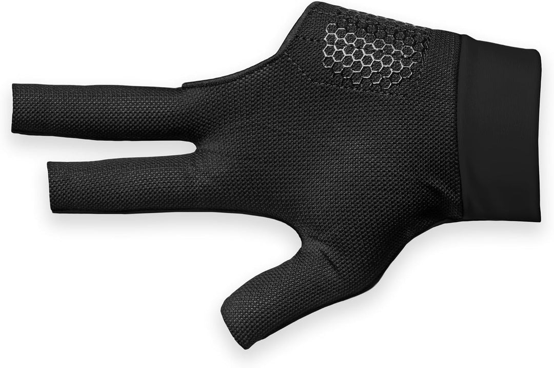 TAOM Billard Zubehör Billard Handschuh Midas 3-Finger für die Linke Hand, M L XL, M