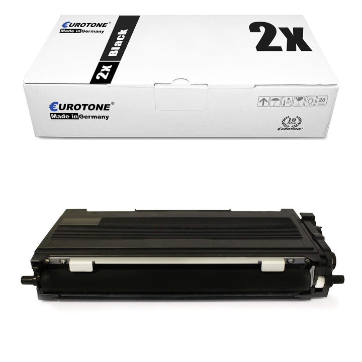 2X Müller Printware XXL Toner für Brother HL 2140 2150 2170 NR W WR N ersetzt TN2120 2x Black, 2x Bl