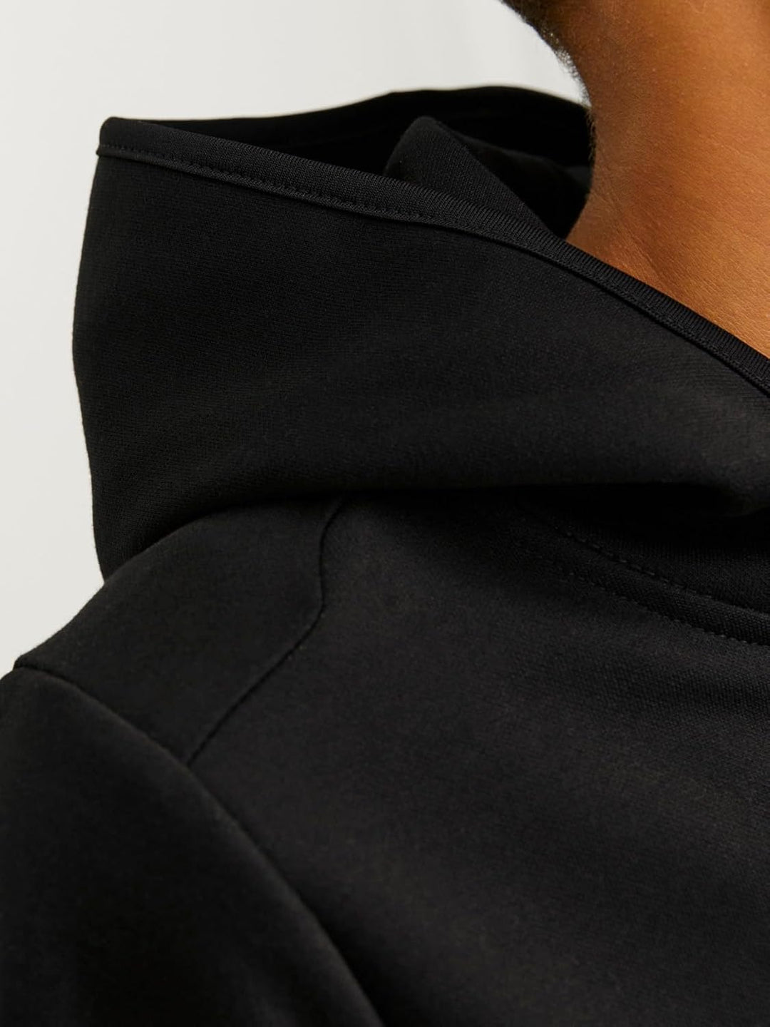 JACK & JONES Boy Kapuzenjacke Einfarbig Kapuzenjacke Junior 140 Schwarz, 140 Schwarz