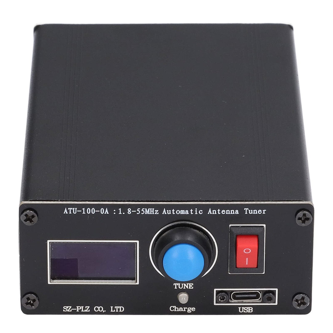 Automatischer ATU-100 Mini Antennentuner 0,96" Display USB Ladefunktion Radiotuner 1,8-55 MHz