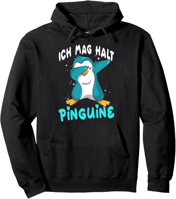 Ich mag halt Pinguine Mädchen Kinder Damen Herren Penguin Pullover Hoodie