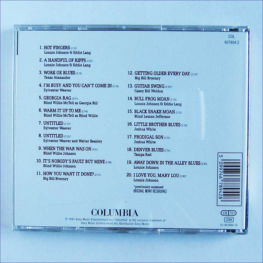 Great Blues Guitar, Audio-CD