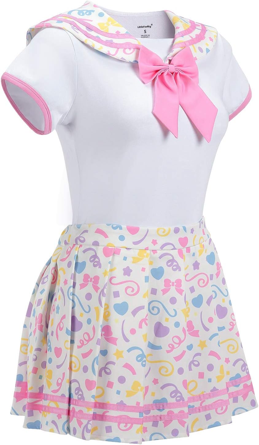 LittleForBig Baumwolle Strampler Onesie Pyjamas Bodysuit - Cosplay Magisches Mädchen Strampelanzug R