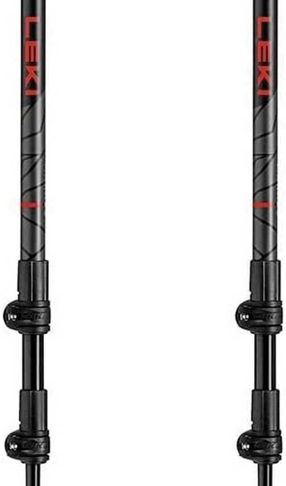 LEKI Makalu Stöcke bright red-black-dk anthracite 110 - 145 cm, bright red-black-dk anthracite 110 -