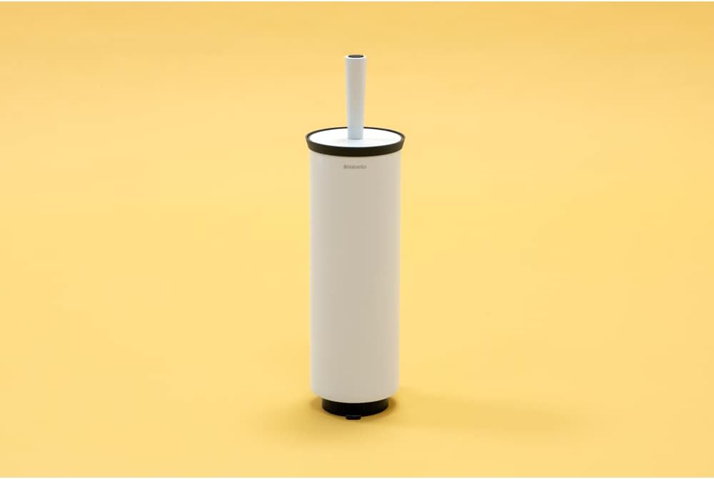 Brabantia Toilettenbürstengarnitur - Pure White White Toilettenbürste und Halter, White Toilettenbür