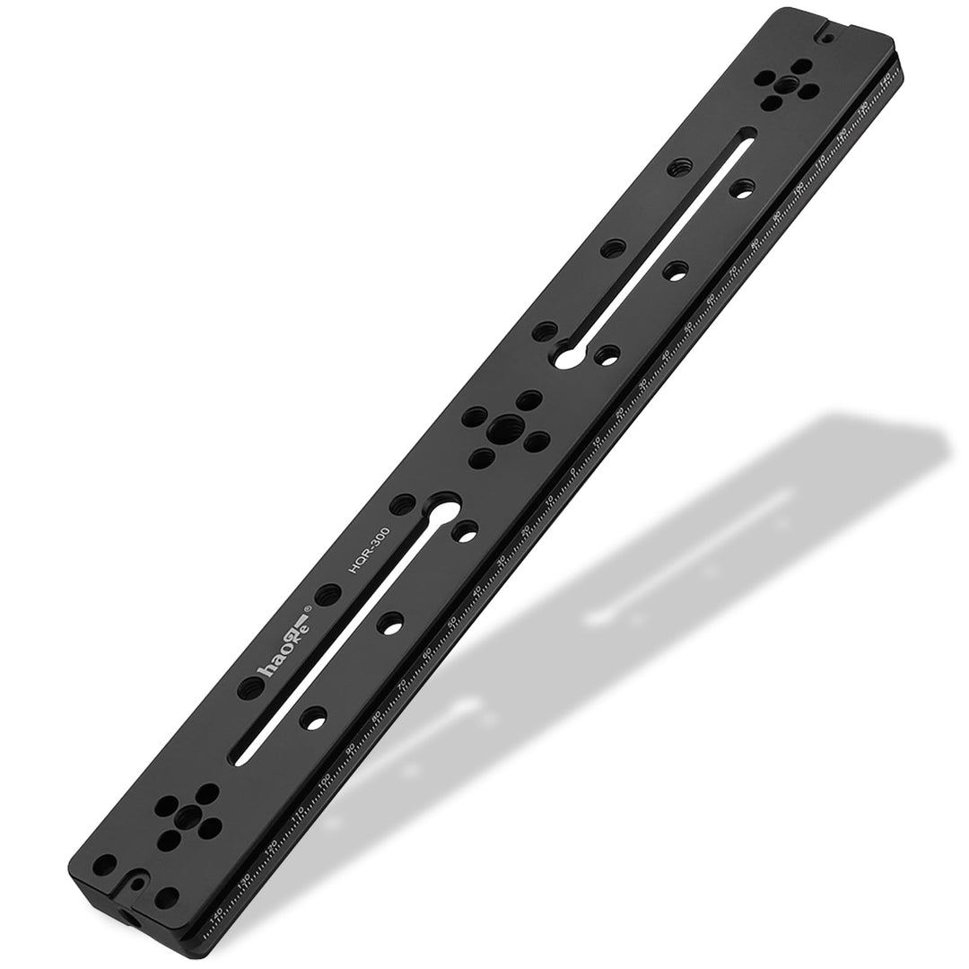 Haoge HQR-300 300 mm Mehrzweck-Schnellwechselplatte für Kamerastativ, Kugelkopf, Klemme für Arca Swi