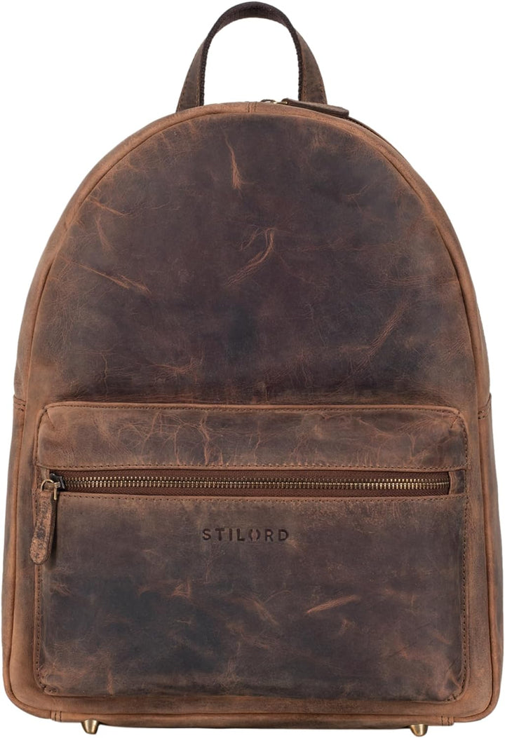 STILORD 'Flynn' Grosser Rucksack Leder XL Lederrucksack für Damen Herren Laptop Rucksack Reiserucksa