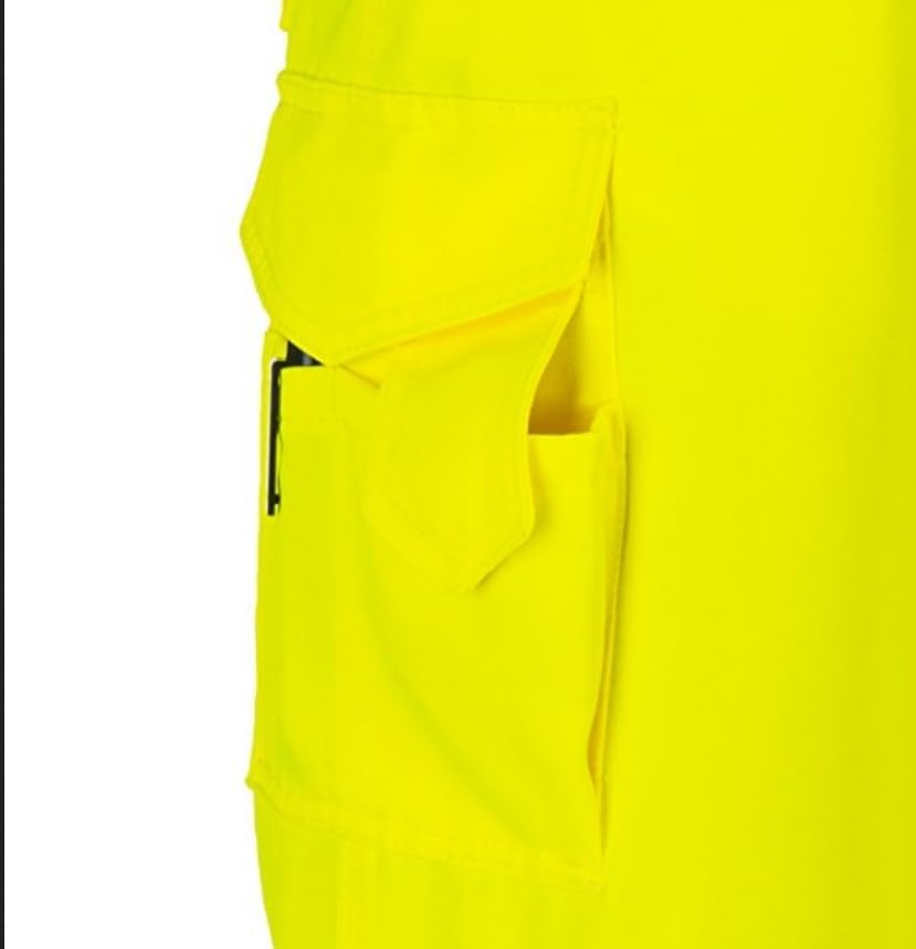 Hi-Vis Combat Trousers Color: Yellow Talla: 3 XL 3XL, 3XL