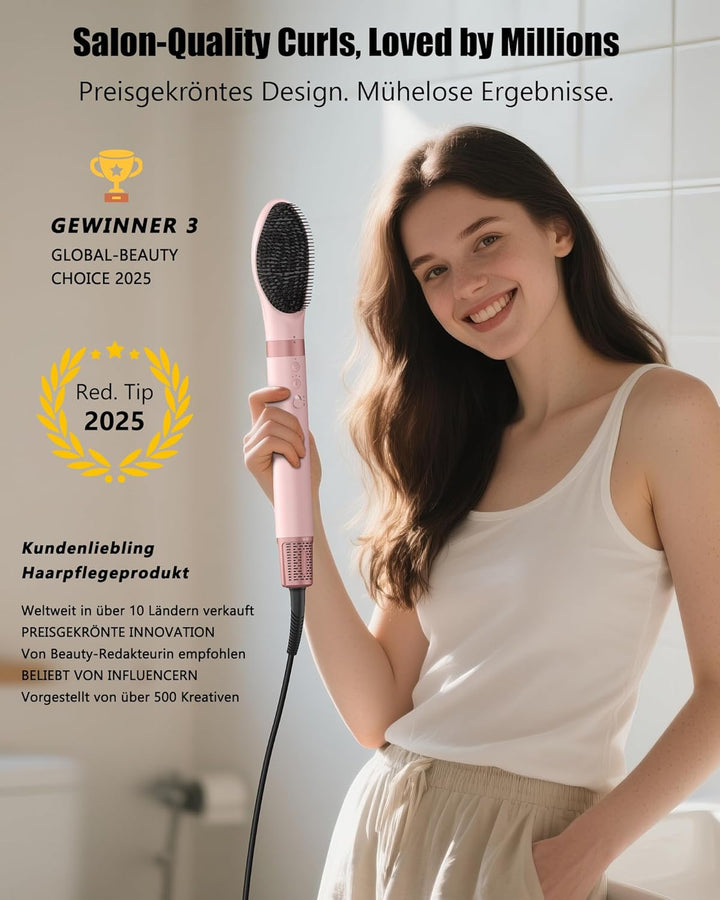 MESCOMB 5 in 1 Hairstyler und Ionen Haartrockner, mit Auto-Lockenaufsatz, Keine Hitzeschäden, Schnel