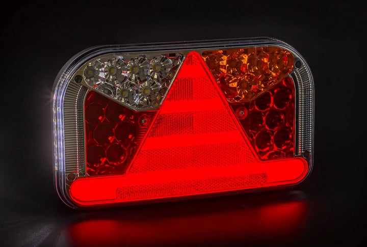 MelTruck® 2x LED Rückleuchte 6 Funktion mit 7 m 13-pol. Kabelbaum LKW PKW Anhänger Trailer