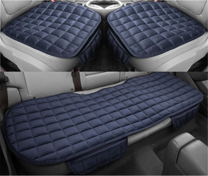 Auto Accessori Lupex - Universal-Autositzbezug 3-teilig, Sitzschutz 2 vorne und 1 hinten, Blau, Komf