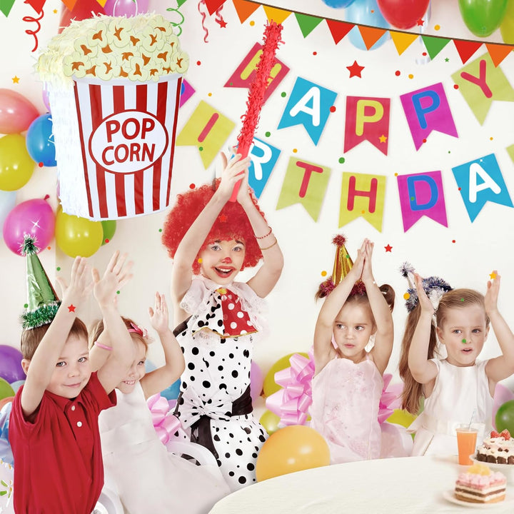 Popcorn-Pinatas-Set mit Augenbinde und Fledermaus (41,5 x 30,5 x 8,9 cm), perfekt für Kindergeburtst